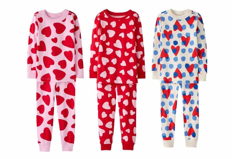 valentines pjs